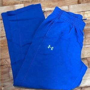 Large Under Armour royal blue Rival sweatpants. VGC!